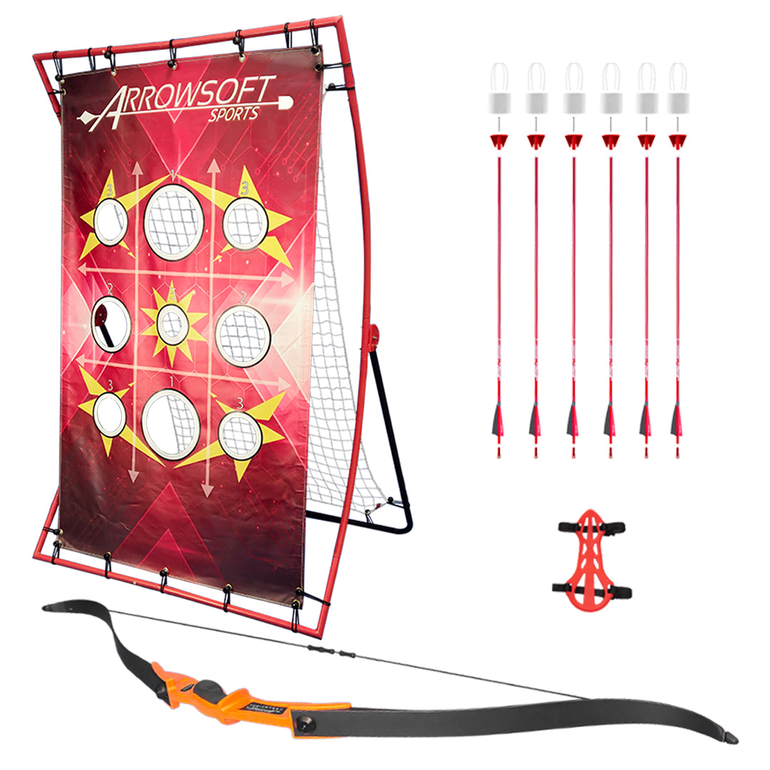 Complete Backyard Beginner Archery Set With Bow and Arrows