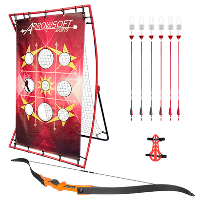 Complete Backyard Beginner Archery Set With Bow and Arrows