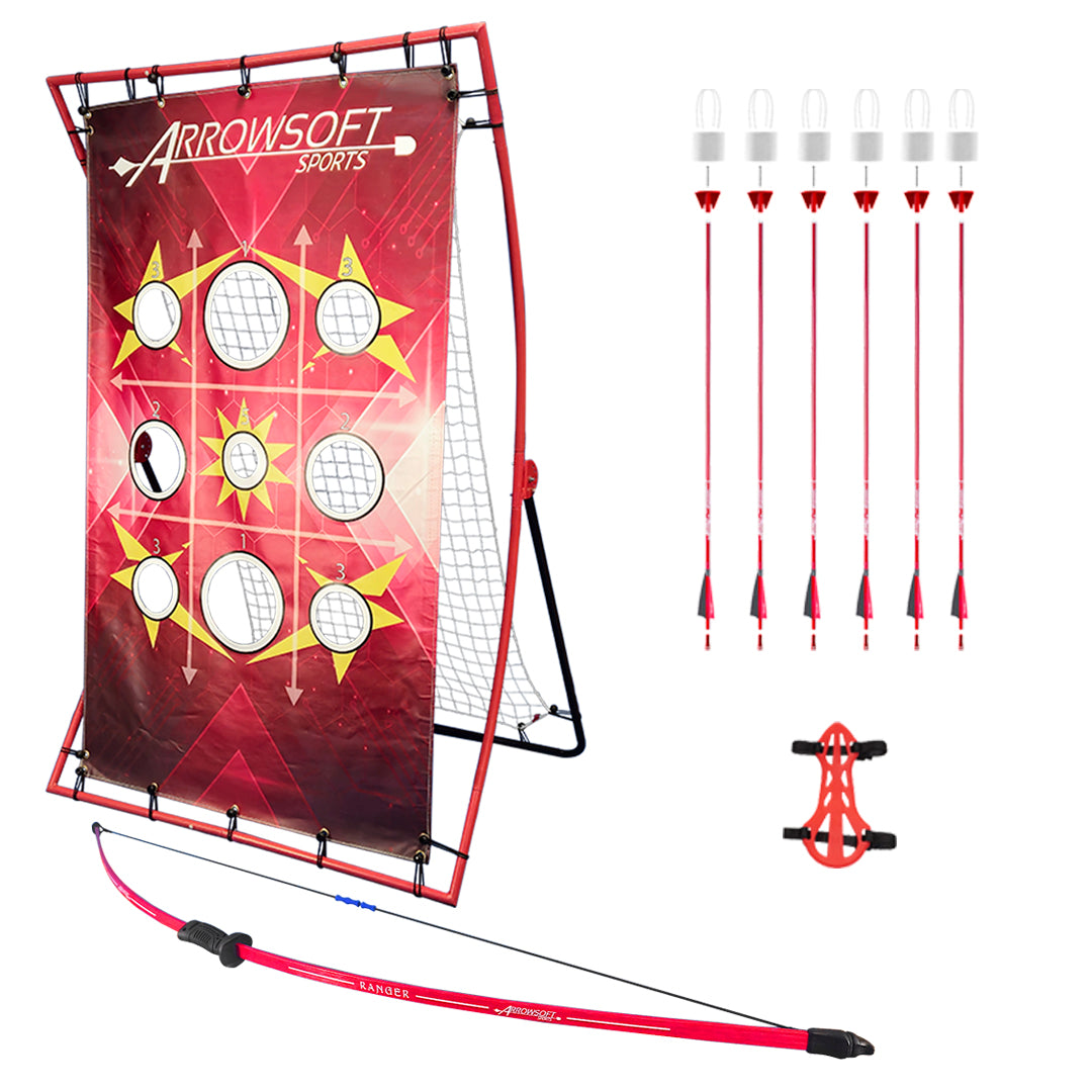 Complete Backyard Beginner Archery Set With Bow and Arrows