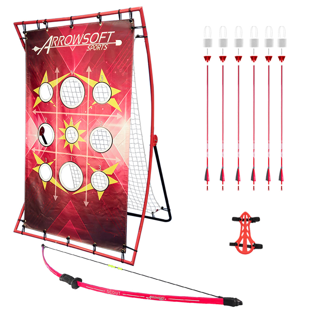 Complete Backyard Beginner Archery Set With Bow and Arrows